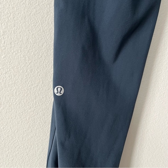 Lululemon Women's Size 4 Run Rulu Run Track Pant Navy Blue W5ARPS Zip Pockets - Picture 7 of 10